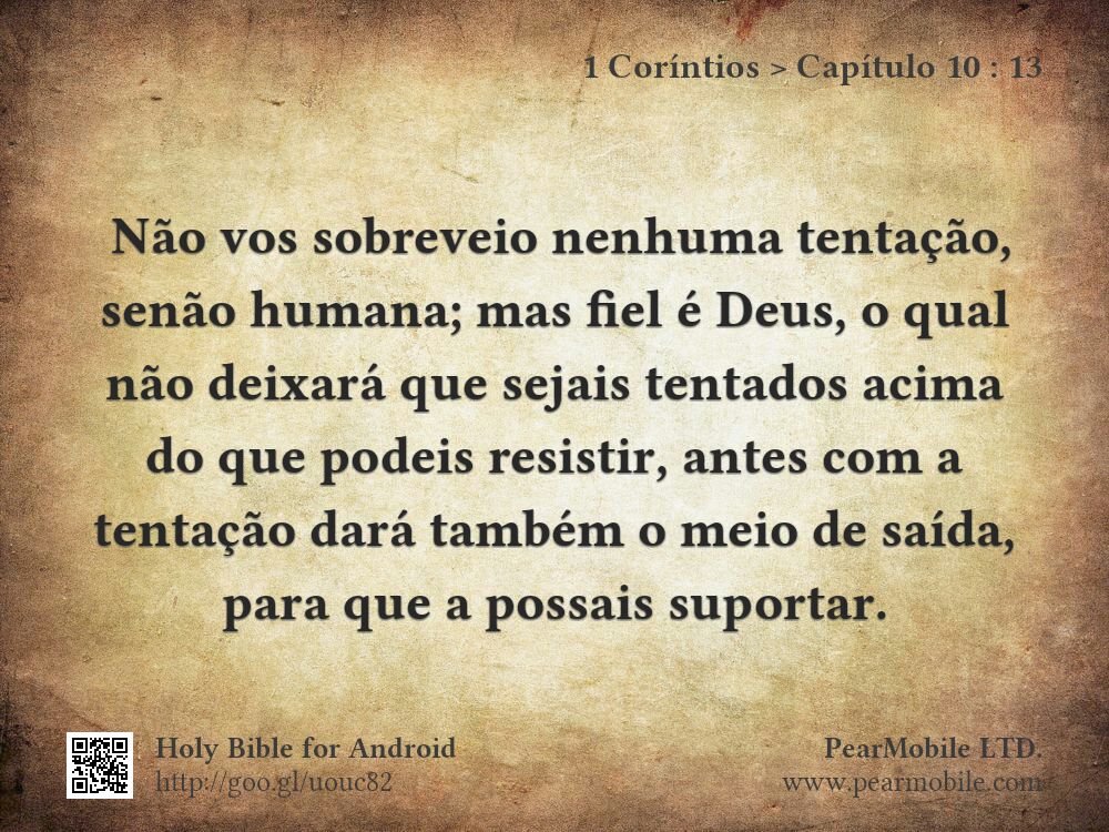 1 Coríntios, Capítulo 10:13